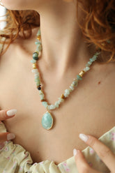 Amazonite Collier
